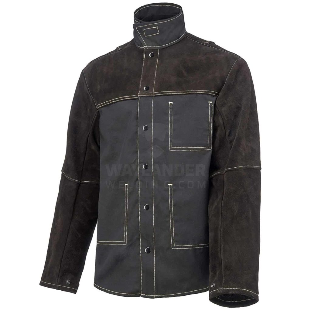 Waylander Welding Jacket Large Split Leather